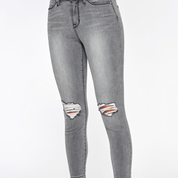 PacSun ripped grey jeans! - Picture 2 of 8